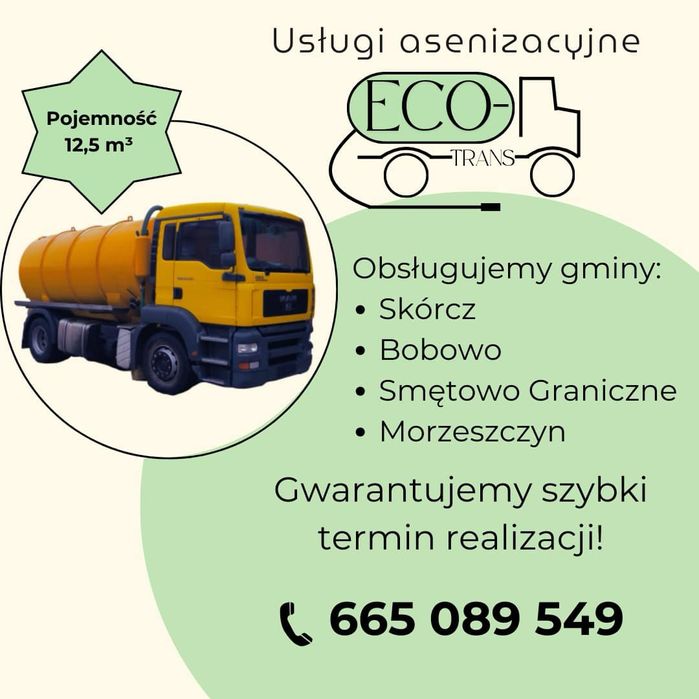 Wywóz nieczystości płynnych/ wywóz szamba  12,5m³ !