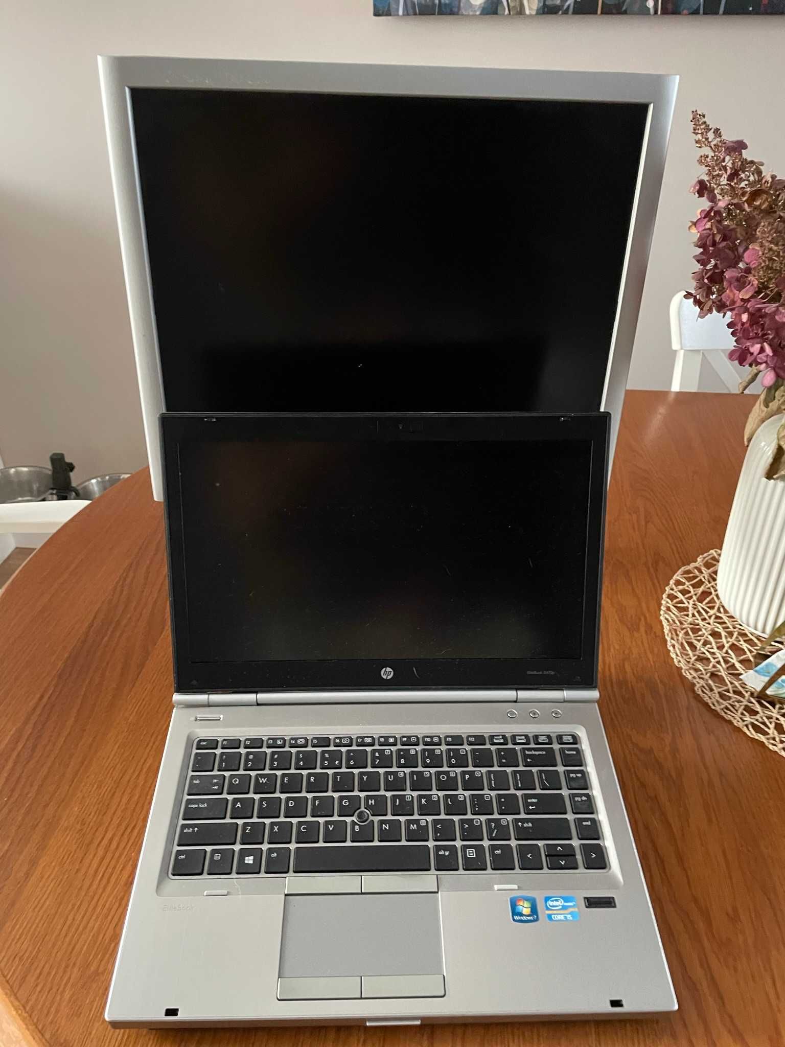 Laptop HP Elitebook 14' 16GB RAM, I5, stacja dokująca, monitor 21'