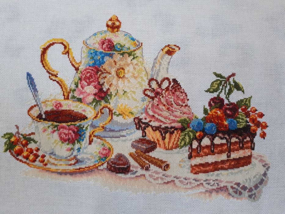 Картина вишита хрестиком.