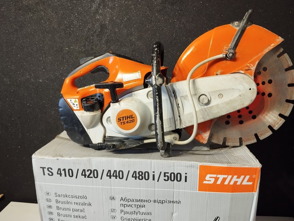 STIHL TS 420 piła tarczowa przecinarka do betonu kamienia asfaltu