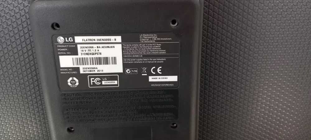 Ecran Monitor LG LED 20 20EN33SS