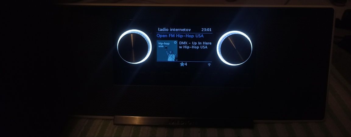 Radio internetowe Stereo WLAN DAB+ Spotify PL Menu Kolor. LCD