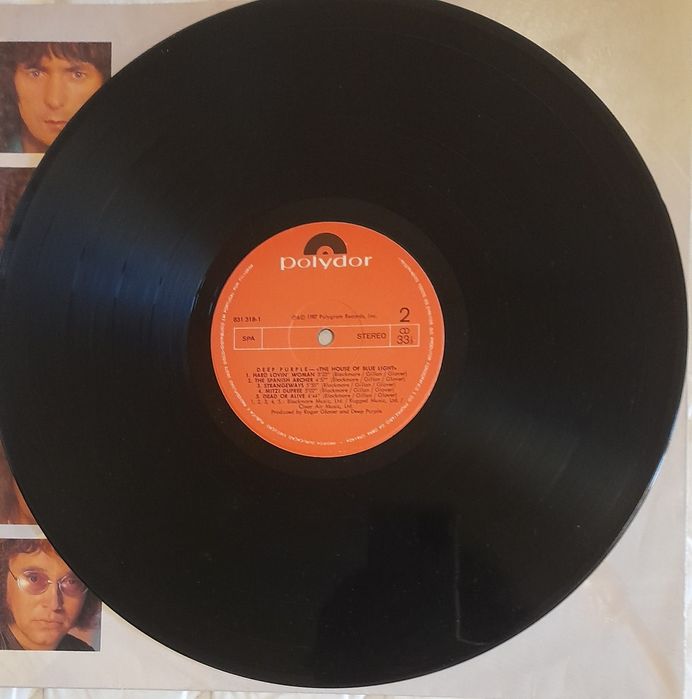 DEEP PURPLE The House of BLUE LIGHT LP 1987 ORIGINAL GREAT