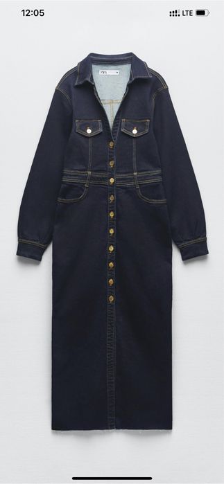 Платье джинсовое ZARA