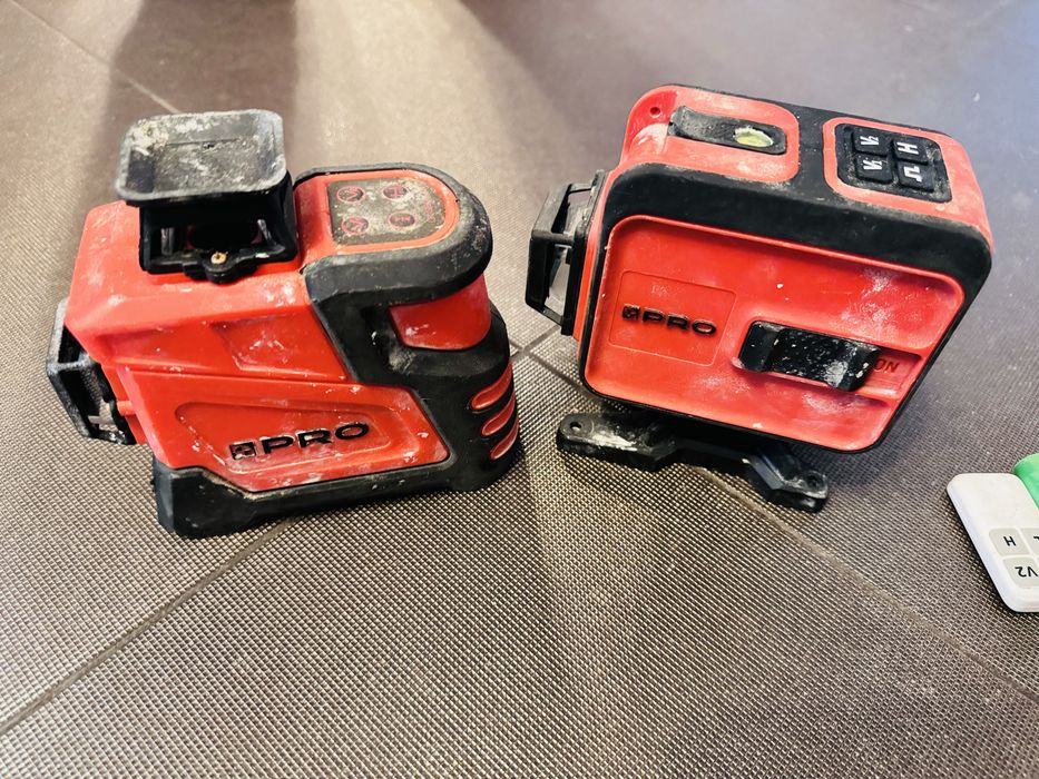 Pro Poziomica Laserowa Laser Krzyżowy 360, bateria, ładowarka