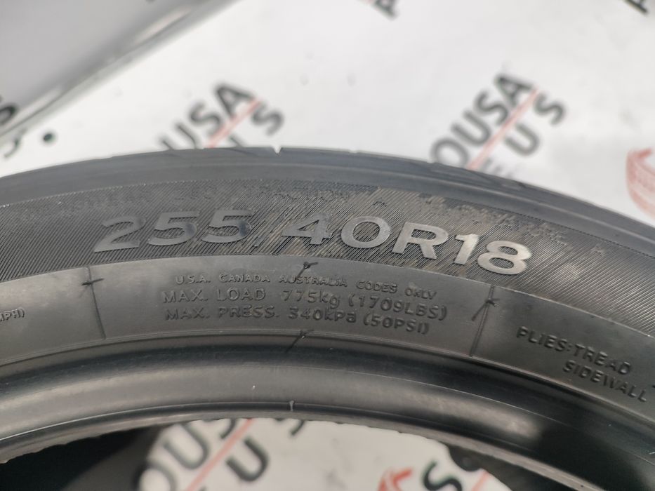 2 pneus semi novos 255-40R18 Hankook - Oferta dos portes