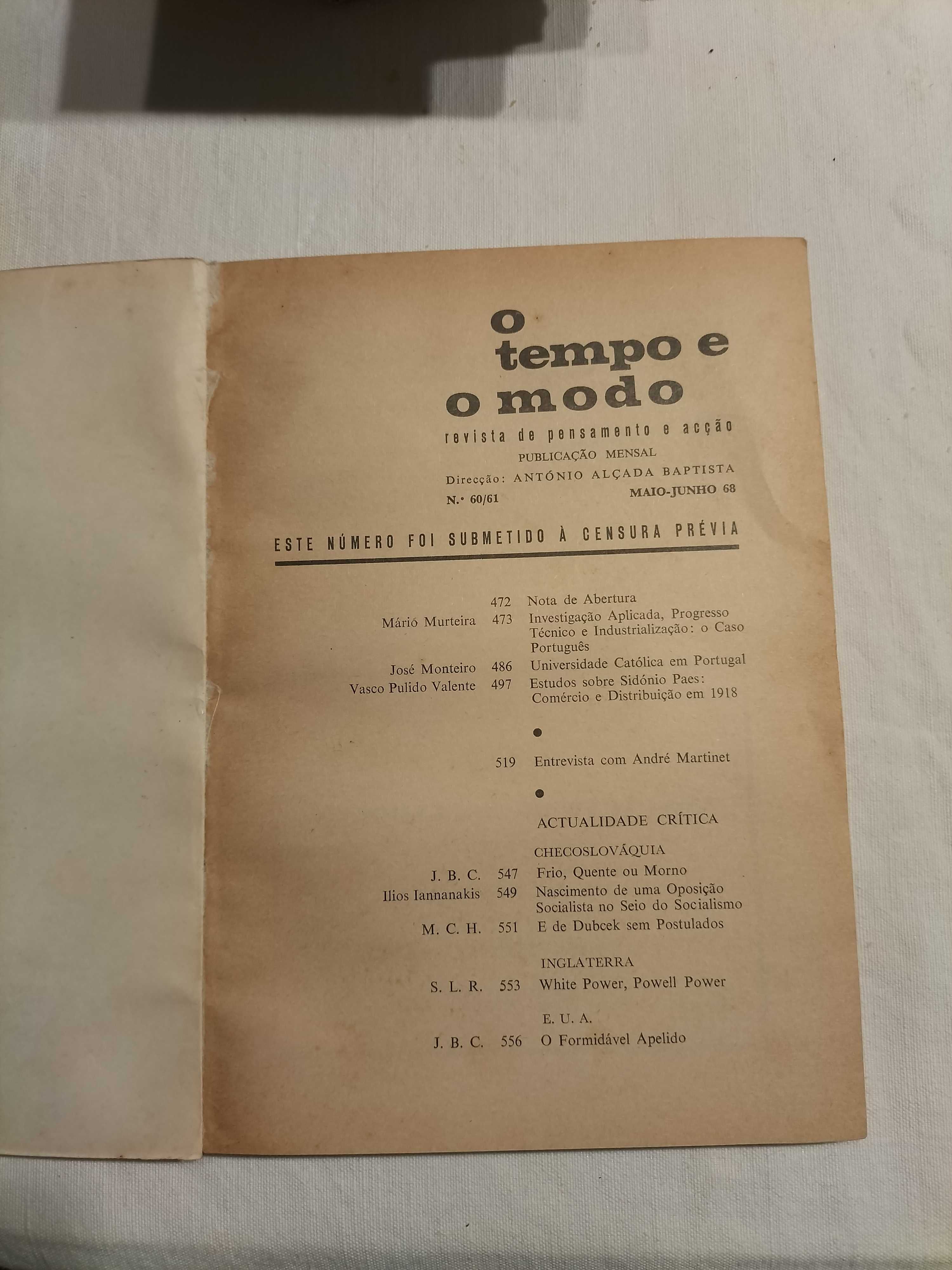 Revista "O Tempo e o Modo"