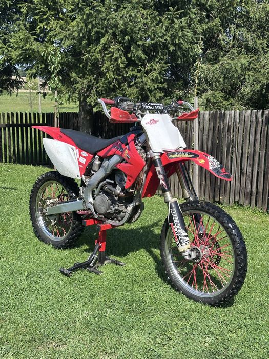 Cross Honda CRF 250R 4t 30mth po remoncie, z wiatrakiem na chłodnicy