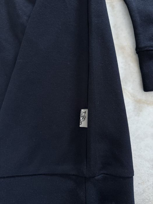 Granatowa męska bluza z kapturem i charakternym logo r. XL Plein Sport