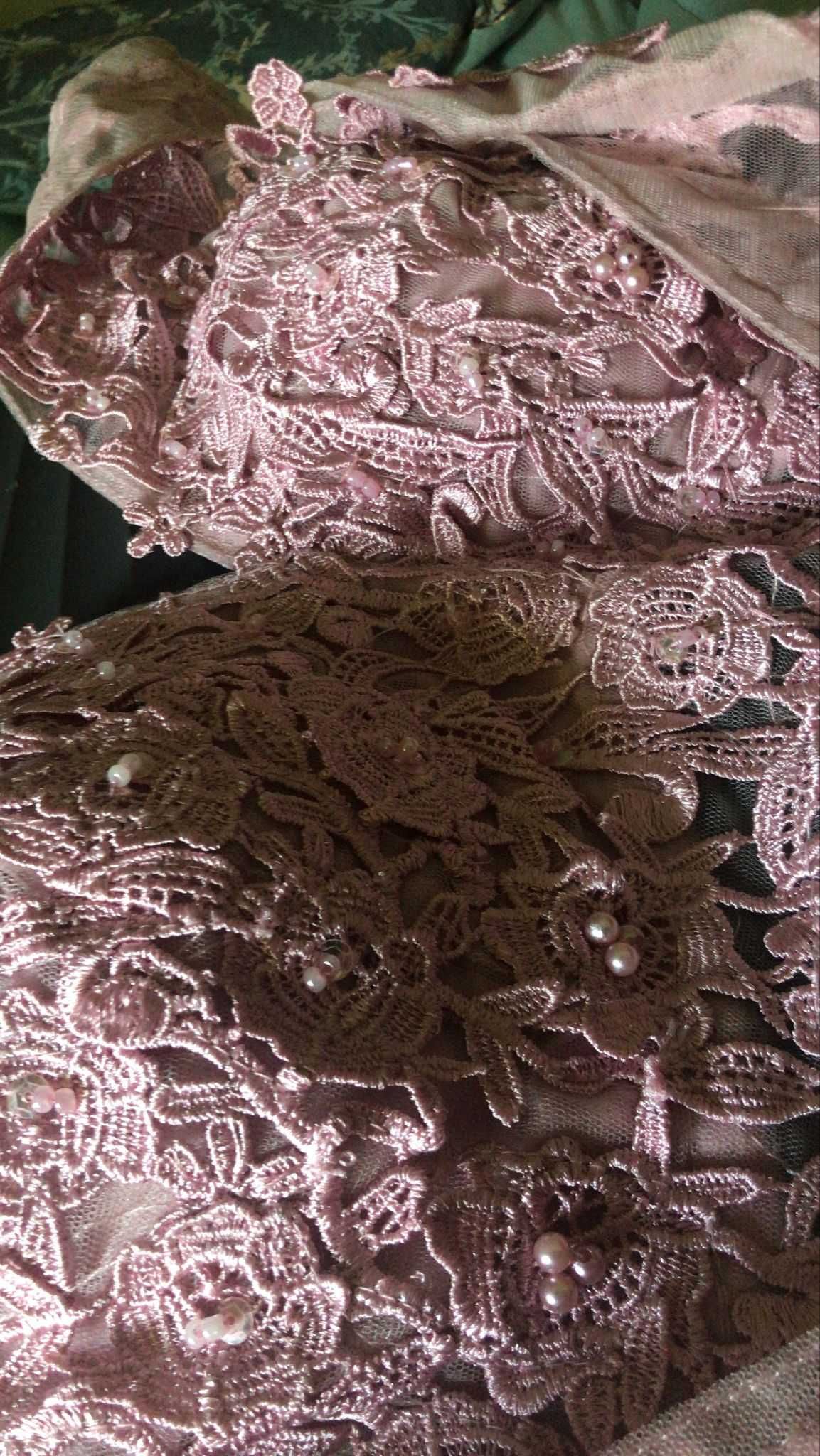 Vestido de Gala rosa velho da IMAGEM