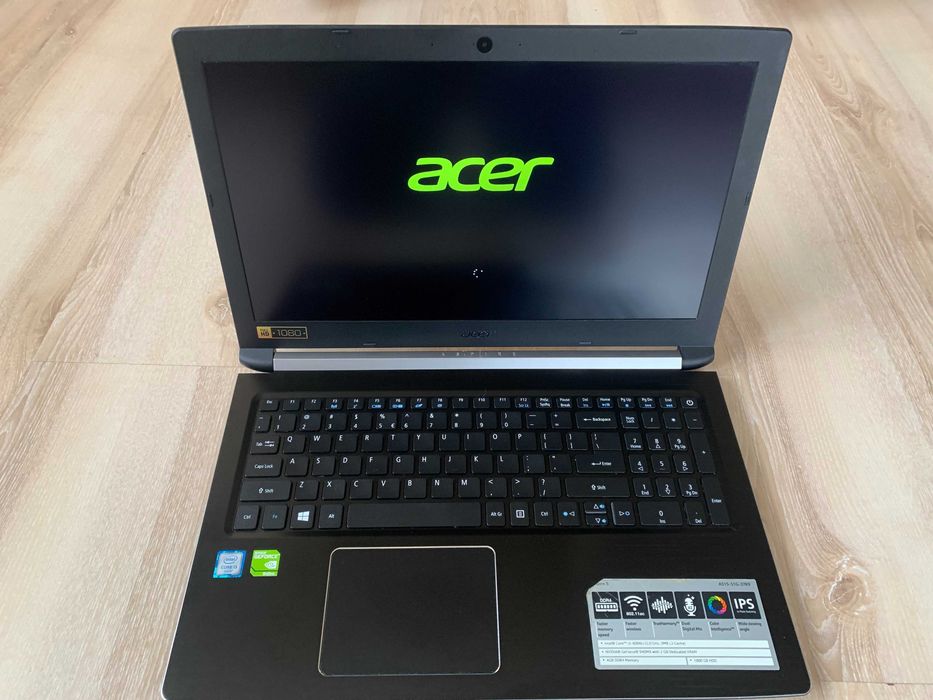 Laptop Acer Intel i3 DDR4-8GB Nowy SSD-512GB Geforce-940MX Bateria 5h