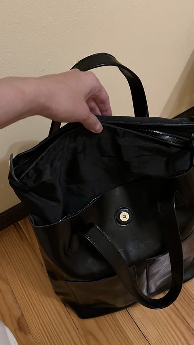 Шкіряна сумка/ шопер