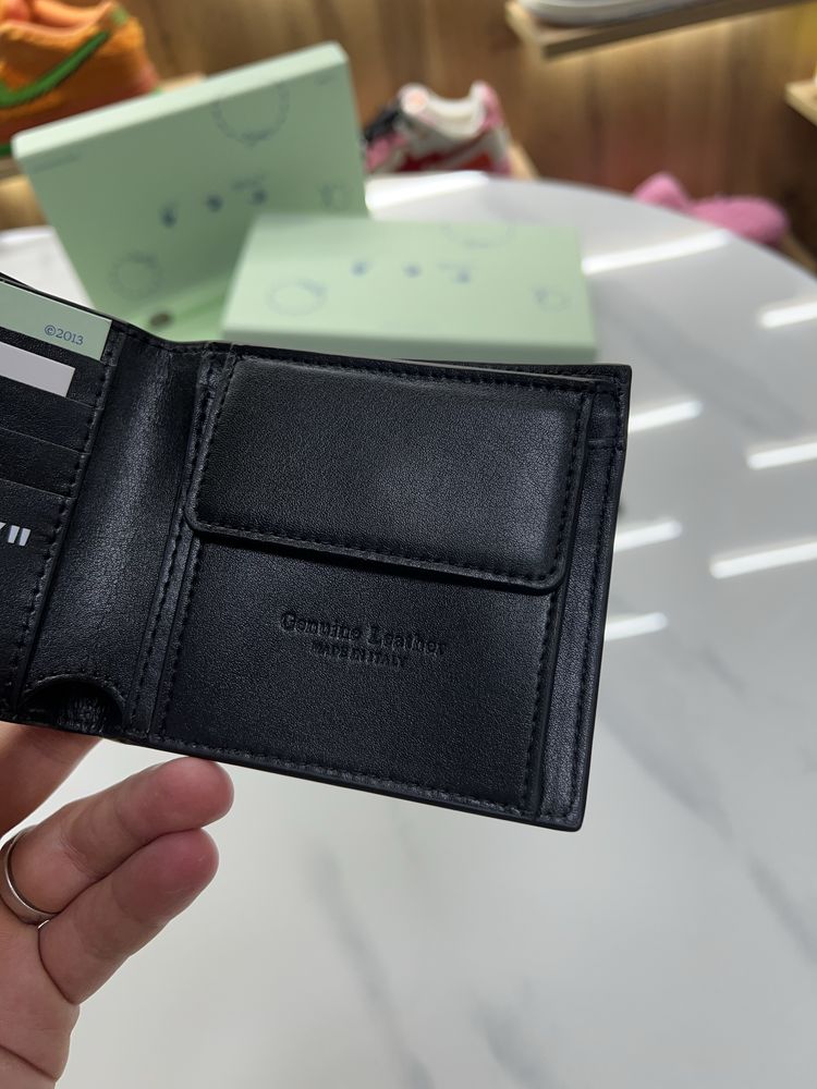 Гаманець Off-White Quote Bi-Fold , For Money Black