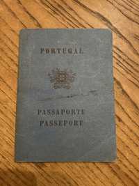 Passaporte de Casal antigo carimbado pela PIDE bilhete identidade