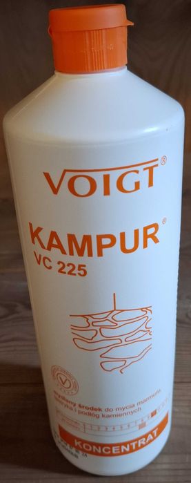 Środek do mycia nagrobków, marmuru, lastryka i kamieni Kampur VC225 1l