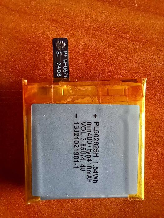 Bateria nova PL502625H para Smartwatch Amazfit GTR 47mm