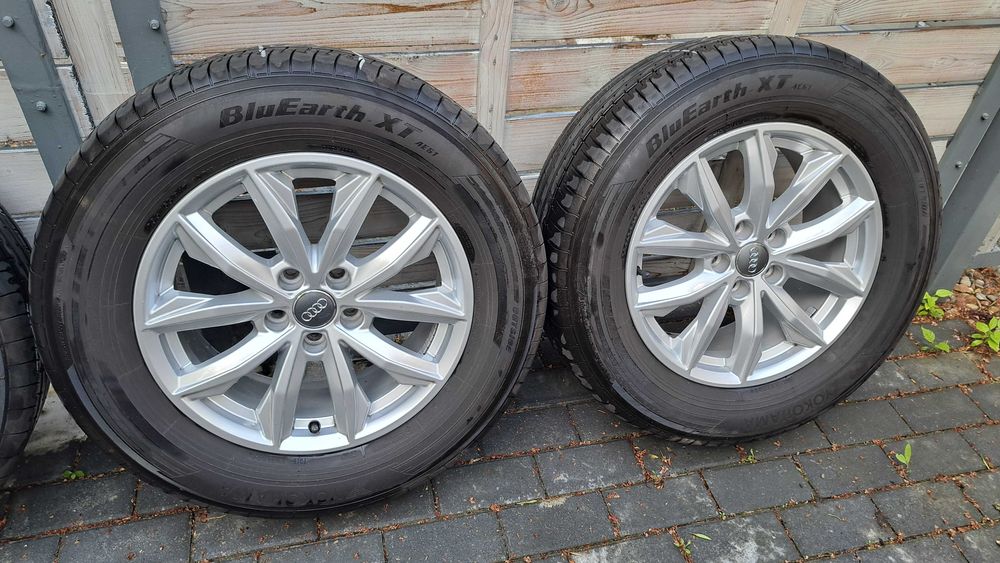 Komplet orginalnych kół aluminiowych z oponami letnimi do Audi Q5