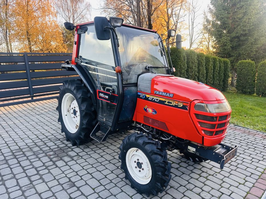 Traktor Yanmar RS 270 - 27 km manualny kabina wspomaganie rewers