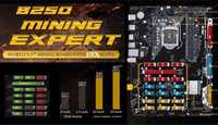 Motherboard ASUS B250 Mining Expert + cpu intel pentium g4400 3.30 GHz