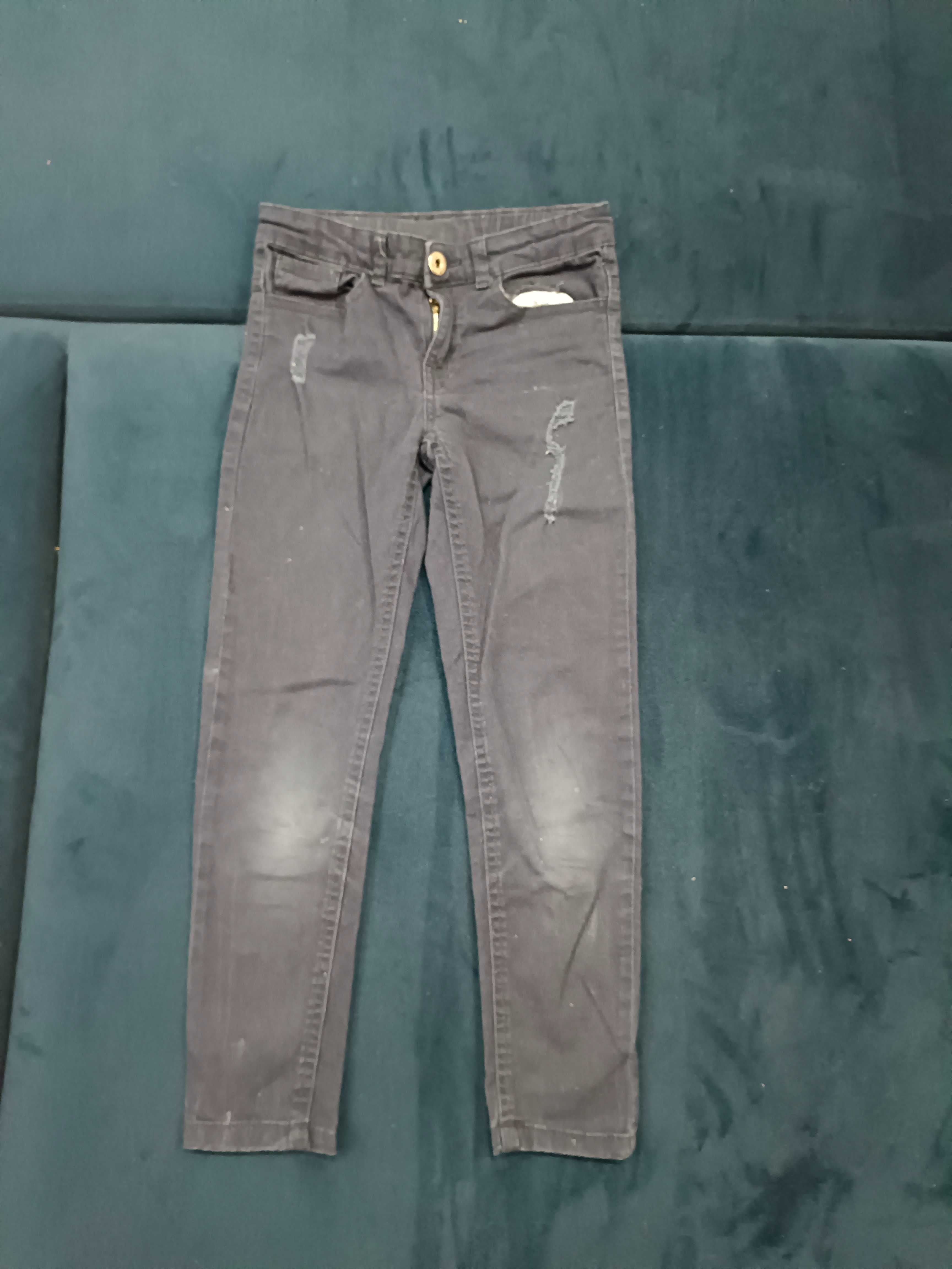 spodnie jeans r. 134