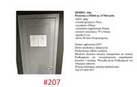 Drzwi bezprzylgowe Profildoors 64u 80 Lewe Grey