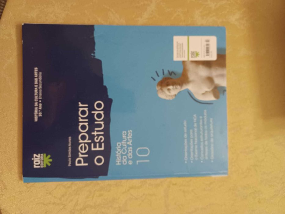 Caderno  - História da Cultura e das Artes 10 - 10.º ano