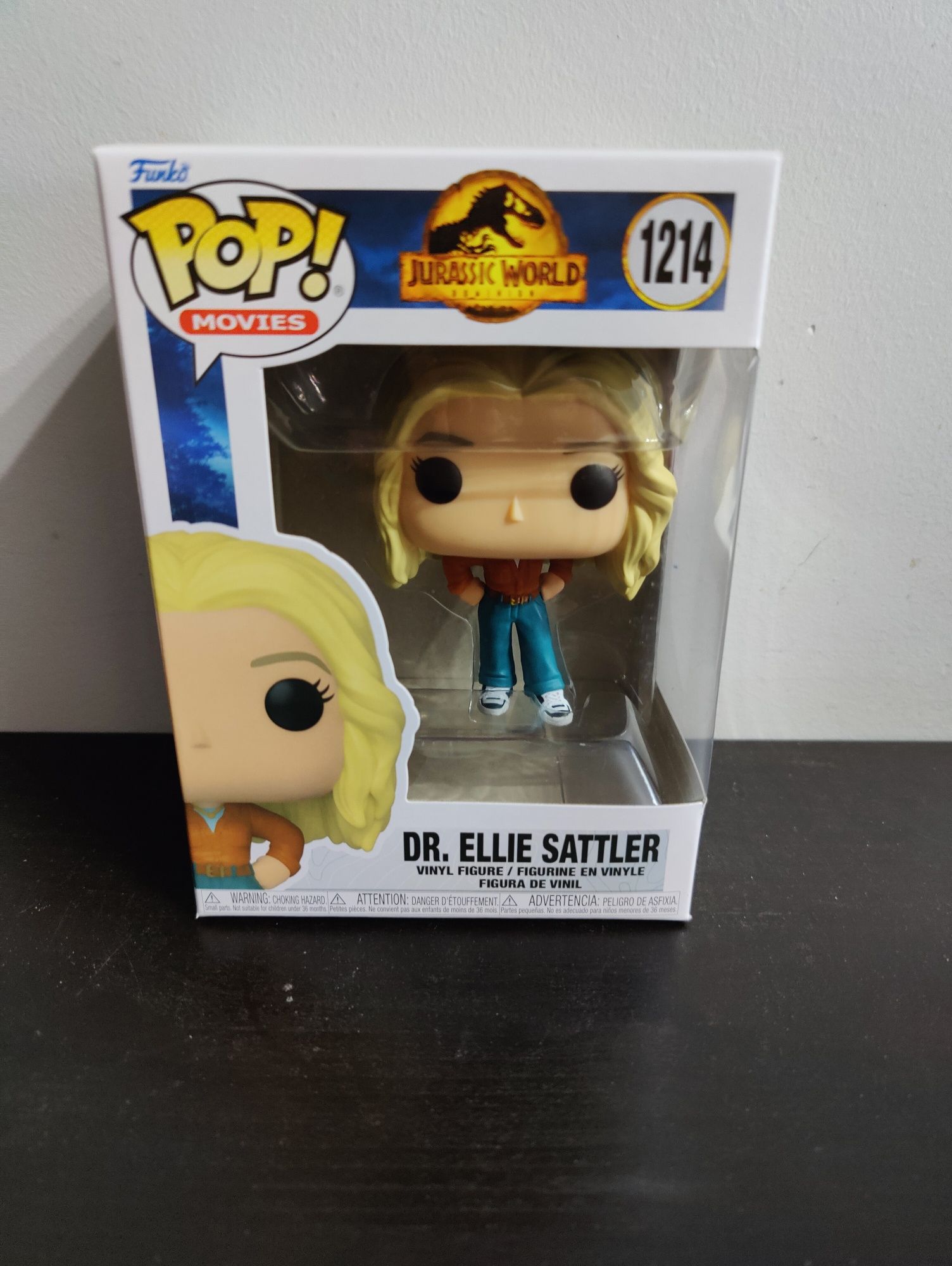 Jurassic World Dominion Dr Ellie Sattler Figurka Funko POP prezent