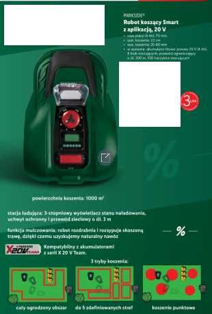 Robot Koszący Parkside PAMRS 1000 A1 NOWY!