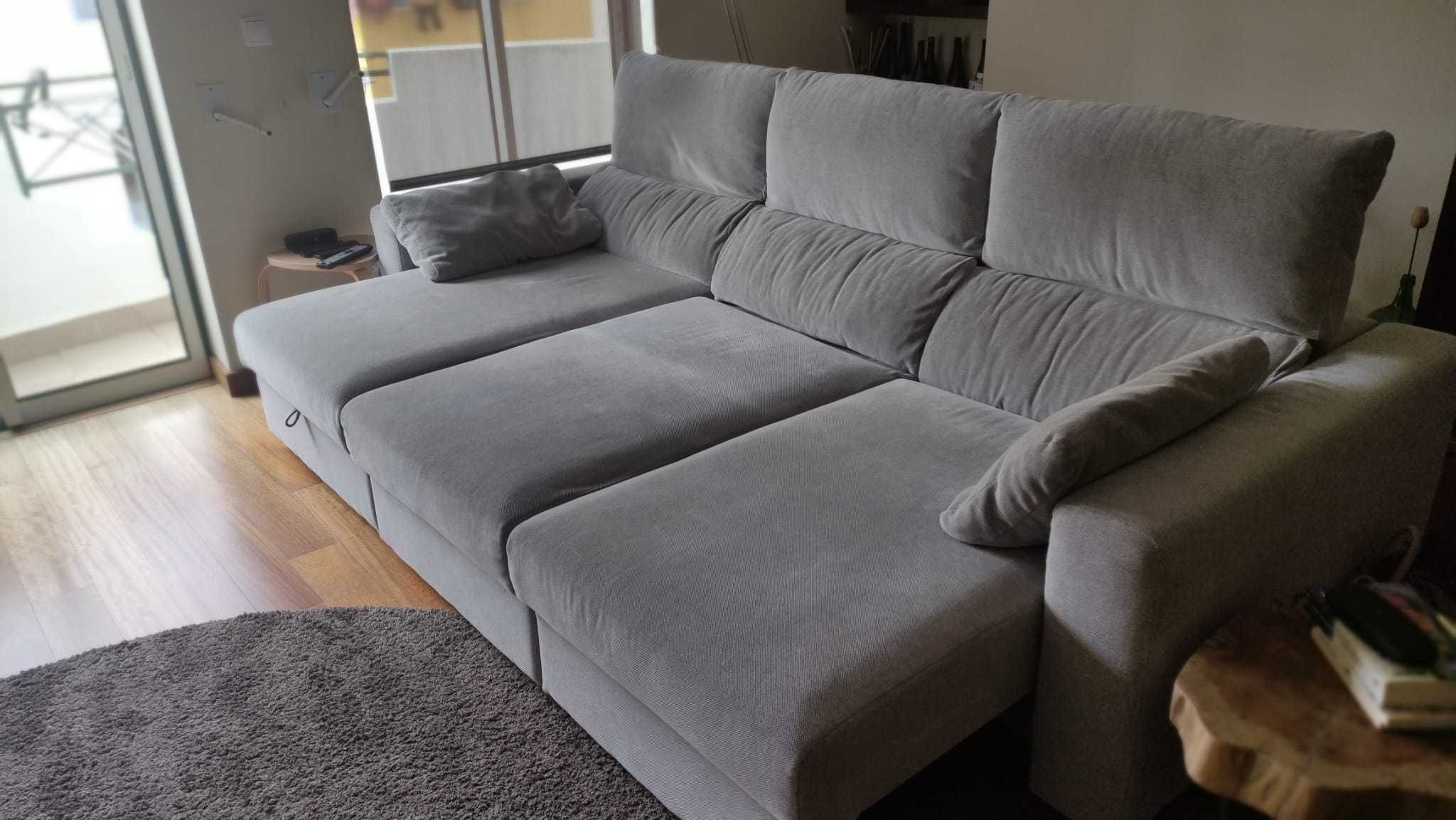 Sofá 3 lugares IKEA ESKILSTUNA chaise longue