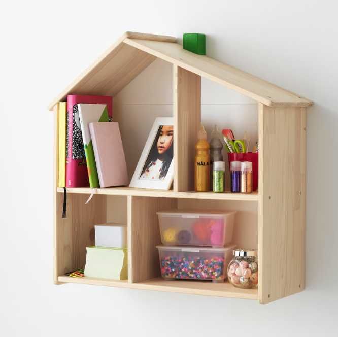 FLISAT - Casa de bonecas/estante de parede