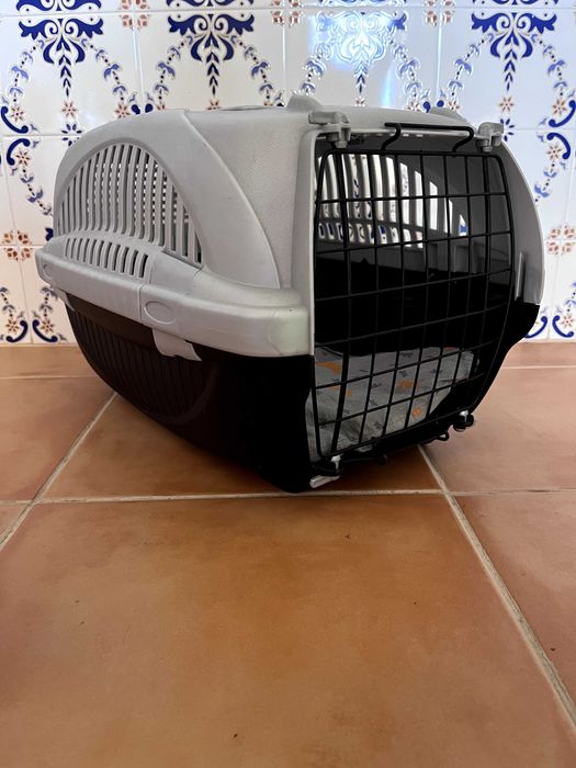 Caixa de Transporte Confortável para Gato ou Cão de Pequeno Porte