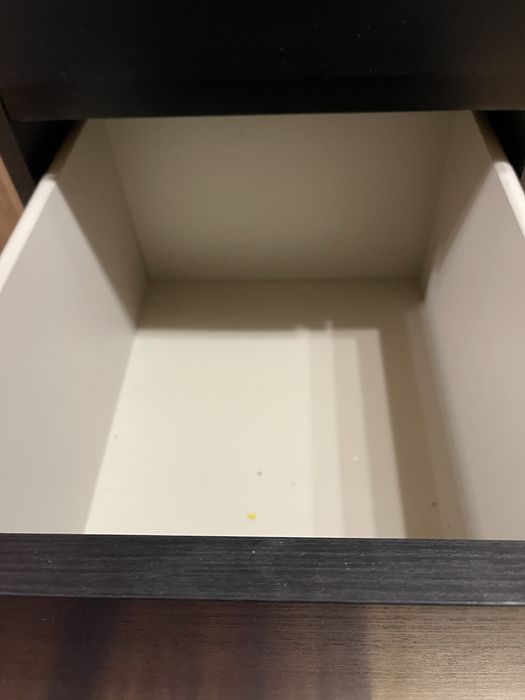 Komoda malm ikea na kółkach czarna 42x59