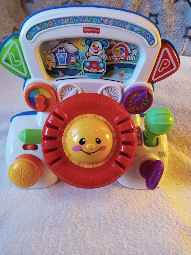 Interaktywna zabawka fisher price pierwszy samochod