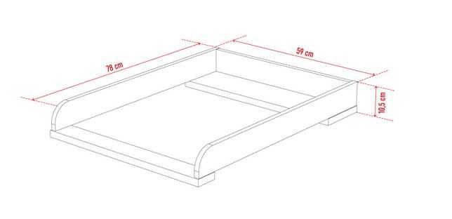 PRZEWIJAK komody Lounge VOX + Mata do przewijania Ikea