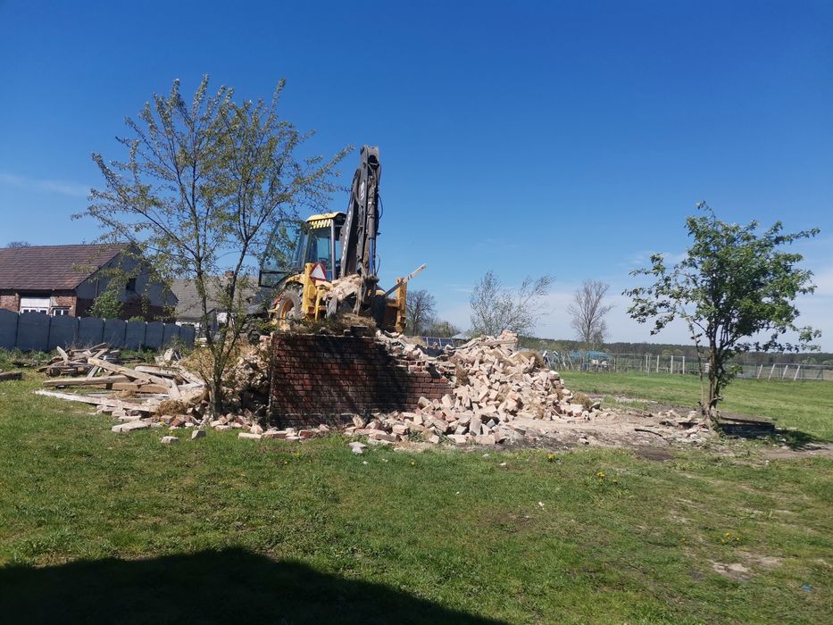 Wyburzenia, rozbiórki usługi ziemne wykopy niwelacja terenu