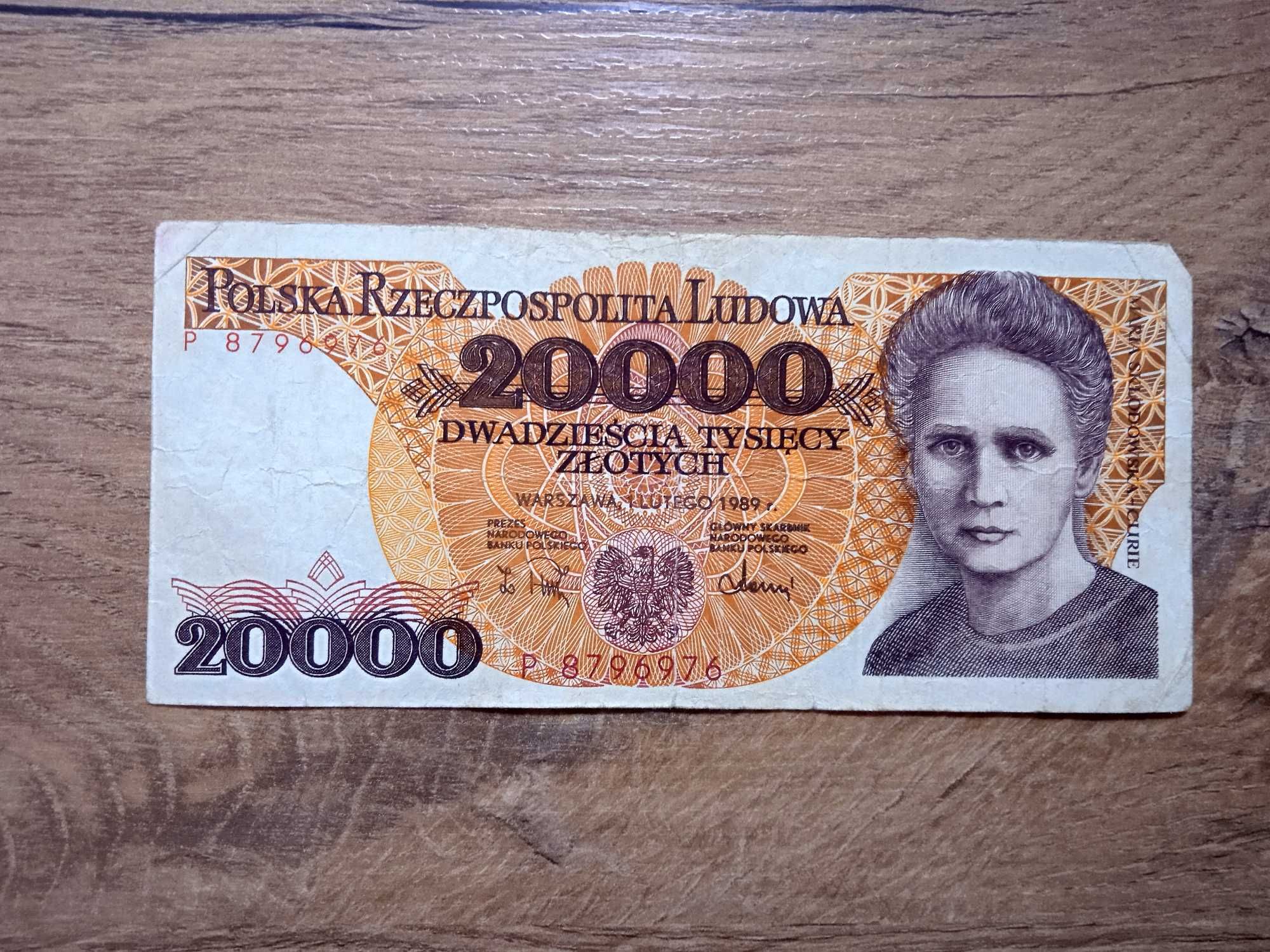 20000  zł 1989   - P -