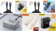 ORIGINAL Быстрые Зарядки 20w 33w 55w 100w 330w Шнуры Кабели Хабы