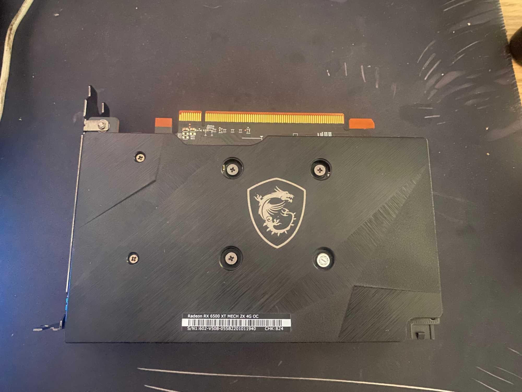 RX 6500XT msi Mech 2X 4GB OC, sprawna, karta graficzna gamingowa