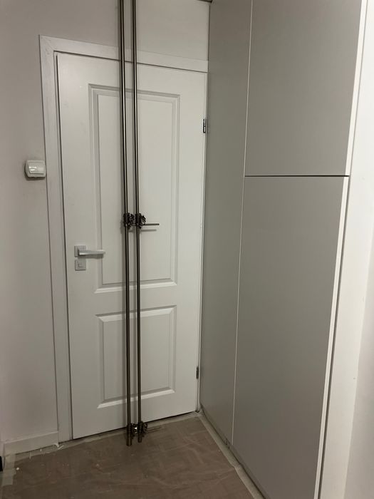 Karnisz podwójny 250 cm chrom