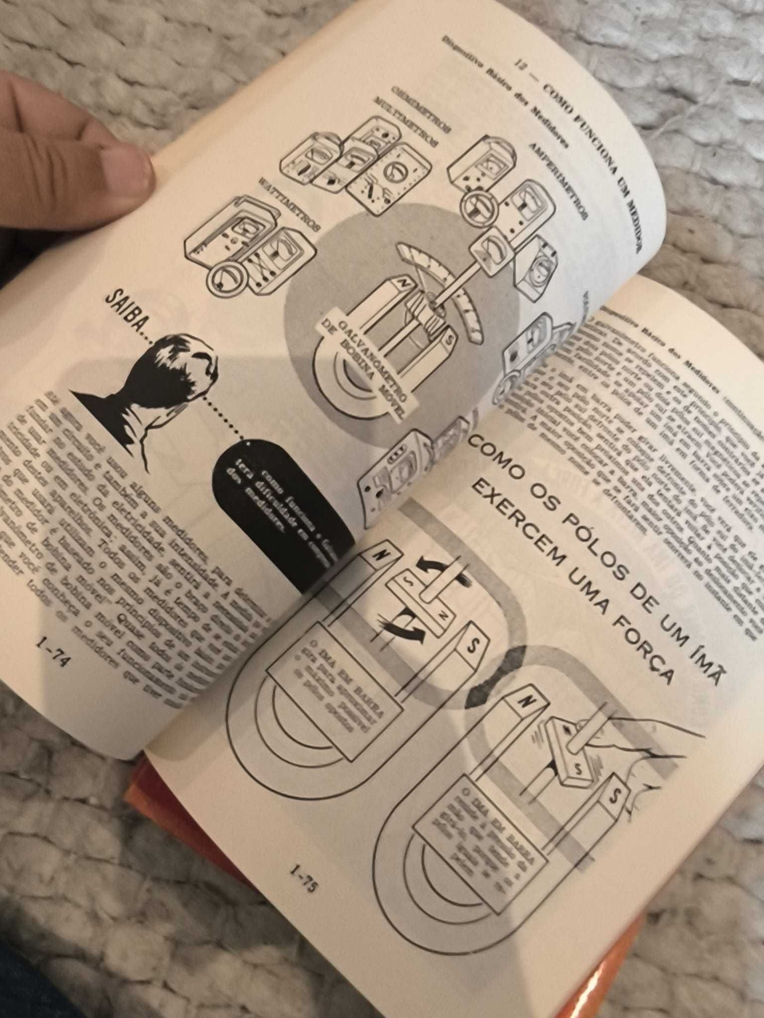 Eletricidade Básica. Coleção completa, 5 volumes.