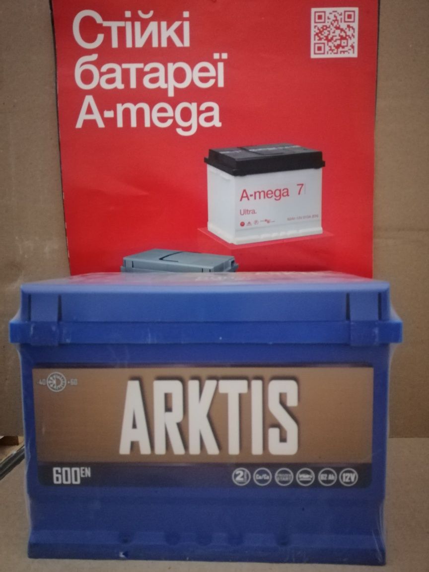Продам акумулятор ARKTIS 62Ah 600A.