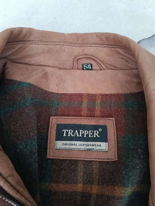 Kurtka skórzana Traper