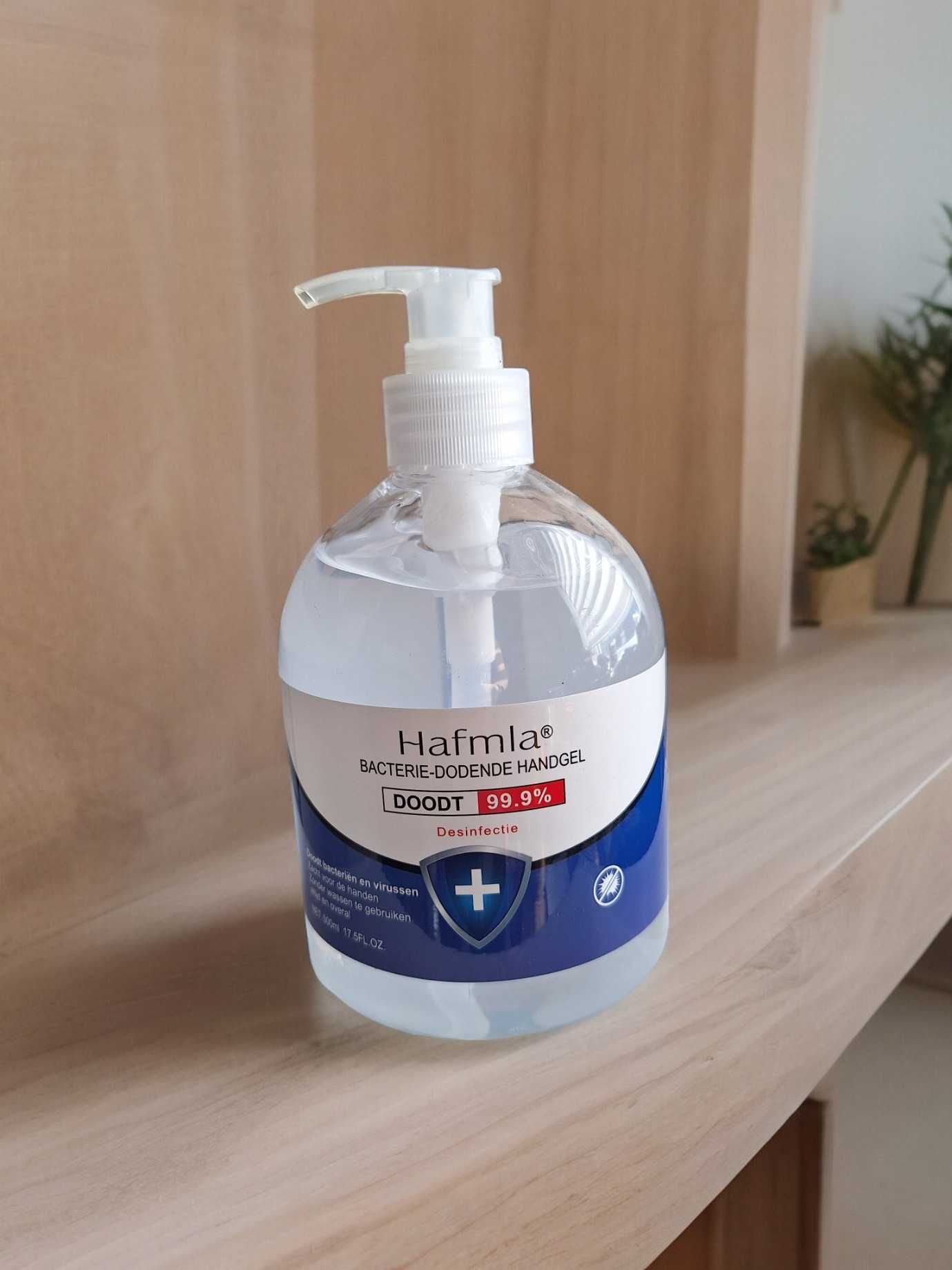 4x Płyn Dezynfekujący żel antybakteryjny do rąk 0,5l z pompką dezynf