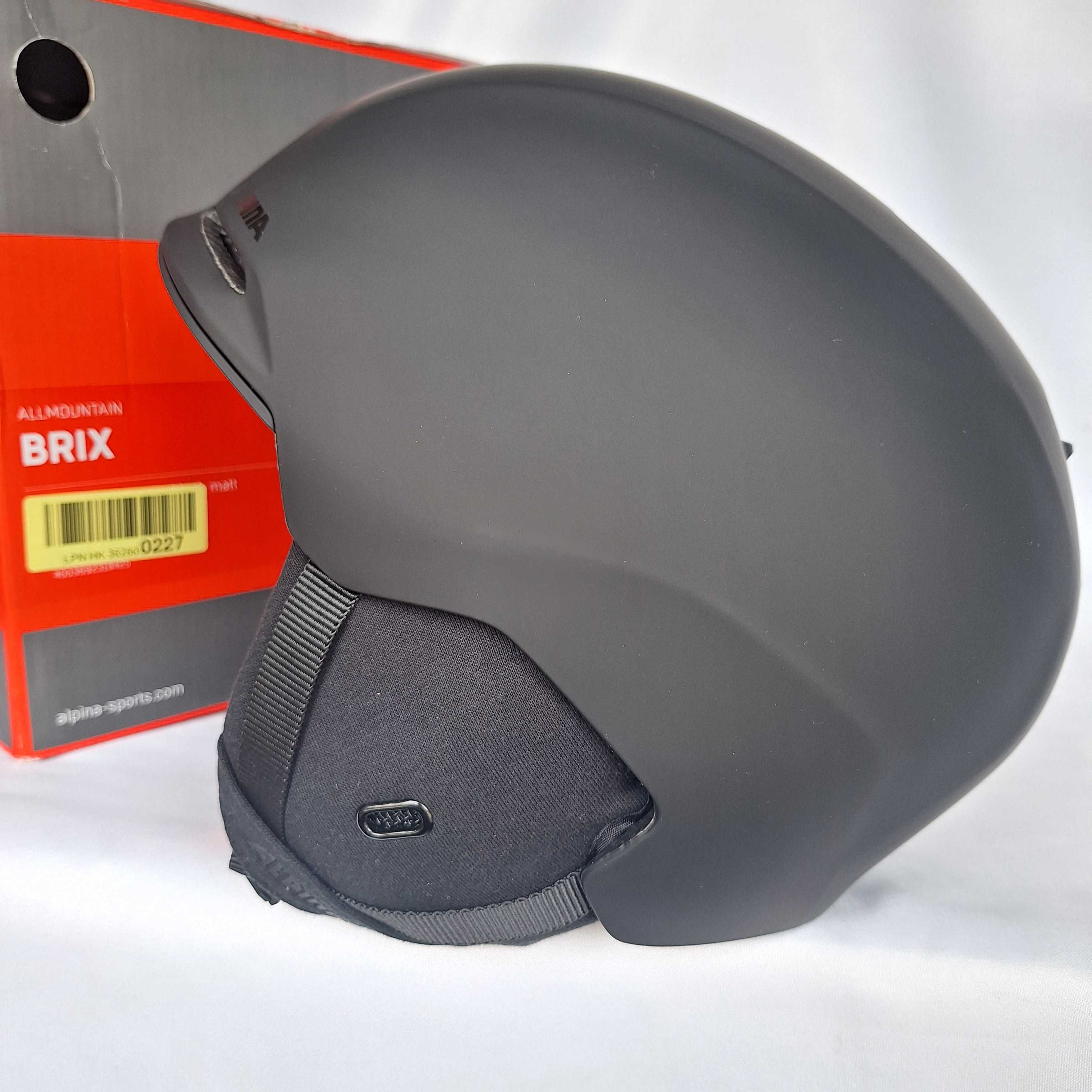 Kask narciarski Alpina Brix All Mountain Black Matt L/XL 59-63cm