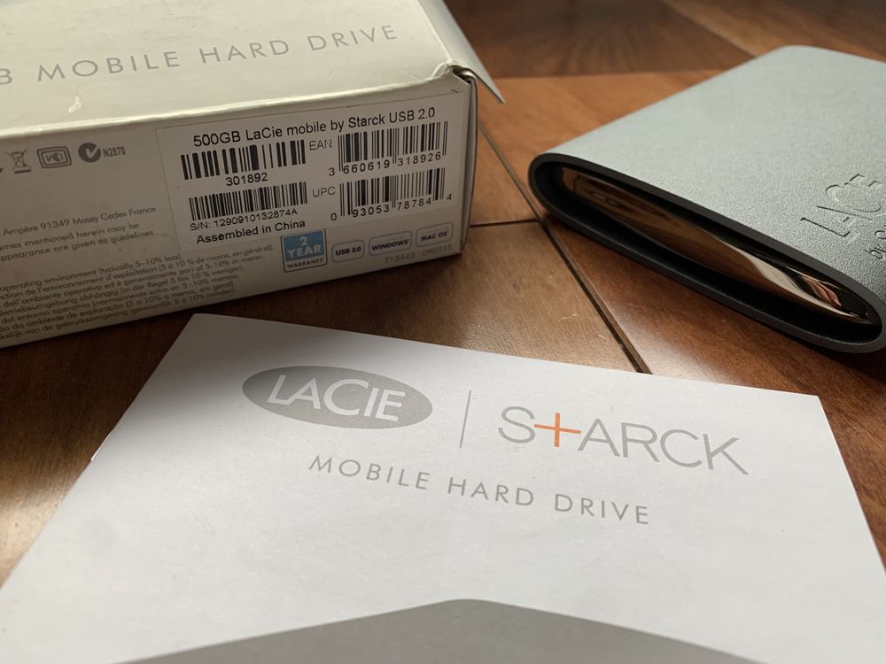 Lacie Philip Starck HDD 500 Gb внешний жесткий диск дизайнерский