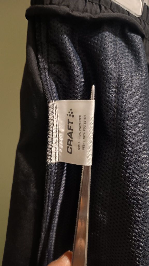 NOWE Craft Szwedzkie męskie spodnie sportowe windstoppery, Rozmiar L