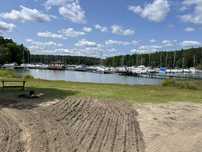 Teren z linią brzegową plażą pod przyczepy domki holenderskie wynajmę
