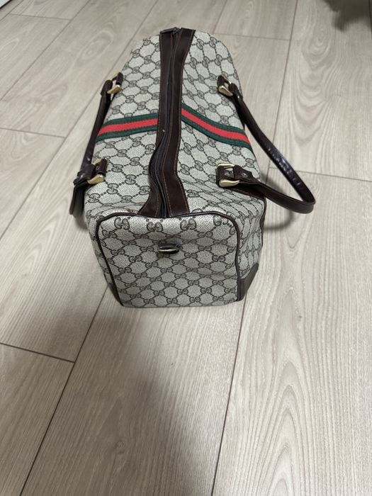Vintage GUCCI Monogram Boston Top Handle Handbag
