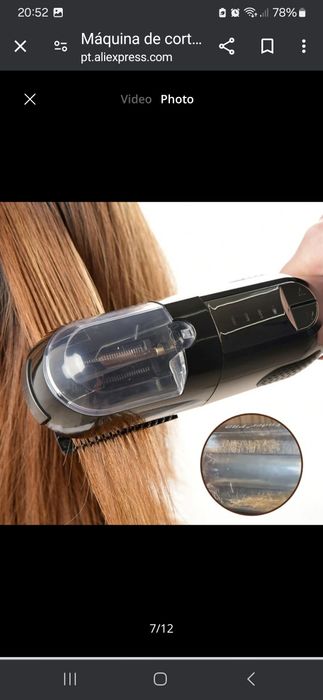 Máquina aparador de pontas