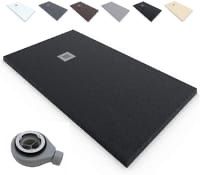 Base de duche RESINA | PRETO 【70x160】  | 160x70 - danificada